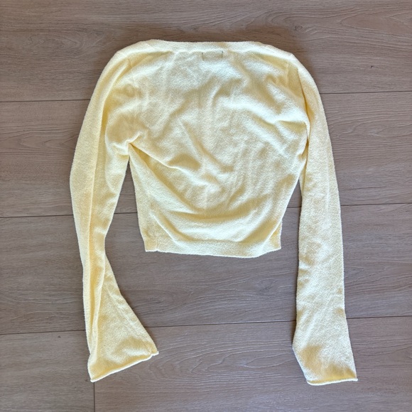 White Fox Boutique Yellow Cardigan - Picture 5 of 5